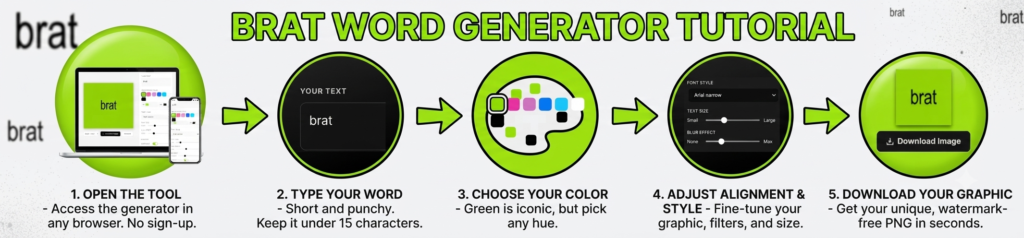 How to Use the Brat Word Generator