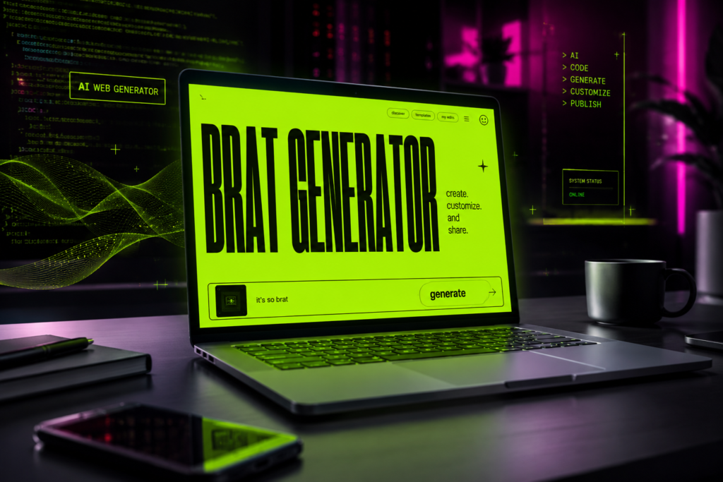 The Ultimate Brat Meme Generator Create Your Own Iconic Neon-Green Masterpiece Instantly!